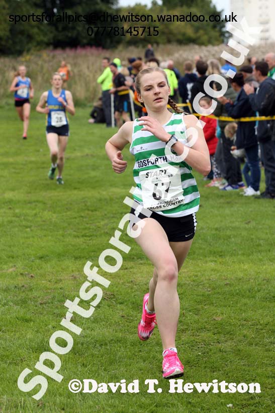 Senior womens Sunderland Harriers Open Cross Country. Photo: David T. Hewitson/Sports for All Pics